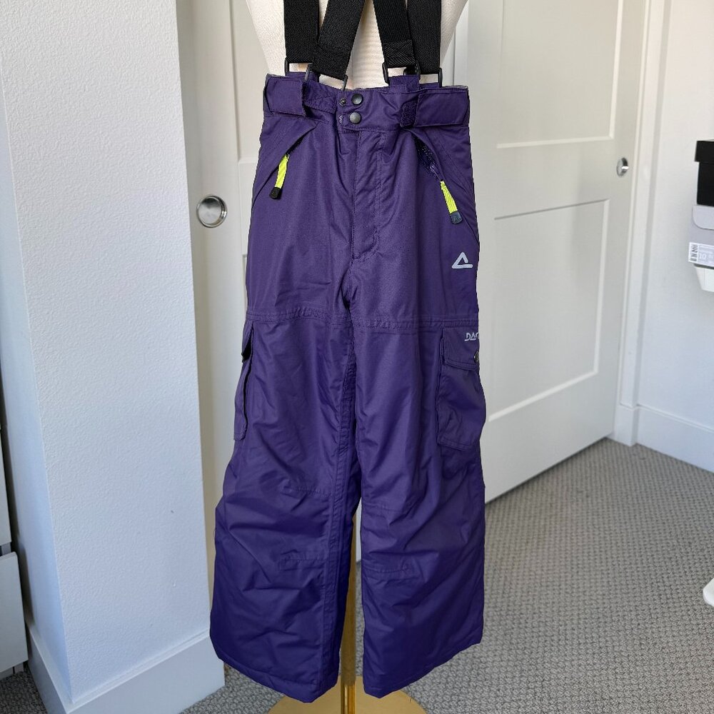 DARE2B Kids Waterproof Insulated Snowboarding Purple Ski Pants 5-6 117CM